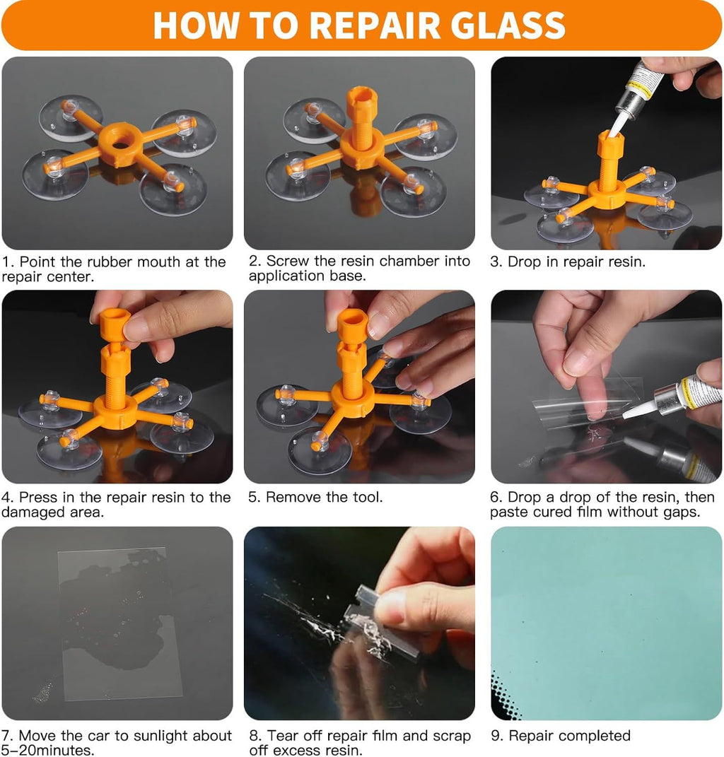 Car Windshield Repair Kit
